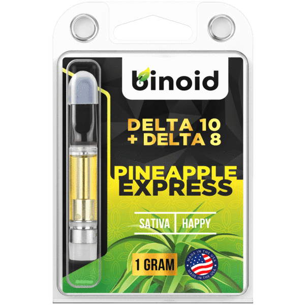 Binoid Delta 10 THC Vape Cartridge - Pineapple Express