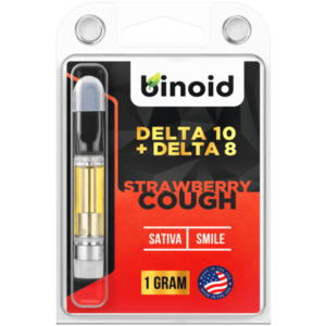 Binoid Delta 10 THC Vape Cartridge - Strawberry Cough